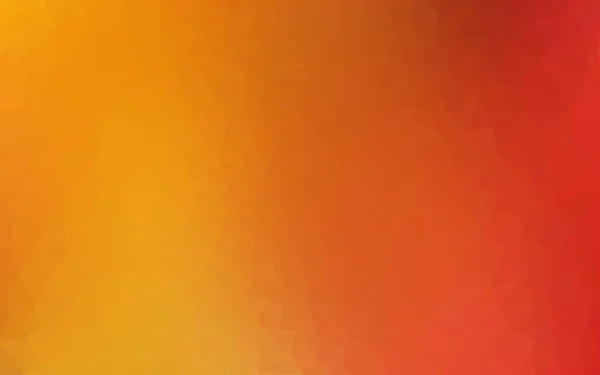 Ljusröd Gul Vektor Suddig Triangel Mall Glitter Abstrakt Illustration Med — Stock vektor