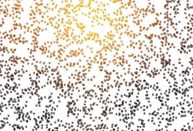 Açık sarı, turuncu vektör benekli. Bulanık dekoratif tasarım baloncuklu soyut tarzda. Marka kitabınız için şablon.