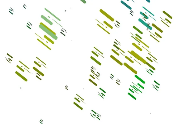 Lichtgroene Gele Vectortextuur Met Kleurrijke Lijnen Lijnen Wazig Abstracte Achtergrond — Stockvector