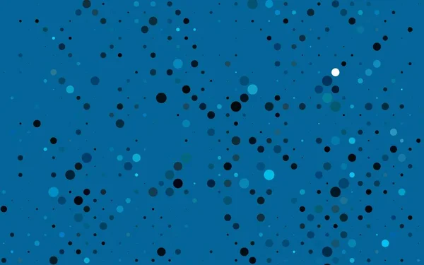Çember Şekilli Açık Mavi Vektör Düzeni Bulanık Dekoratif Tasarım Baloncuklu — Stok Vektör
