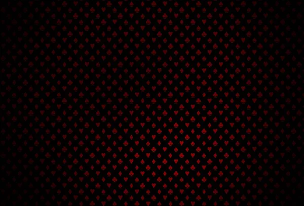 Copertura Vettoriale Rosso Scuro Con Simboli Gioco Azzardo Gradiente Colorato — Vettoriale Stock