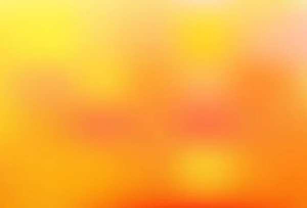 Modèle Bokeh Vecteur Jaune Clair Orange Illustration Colorée Dans Style — Image vectorielle