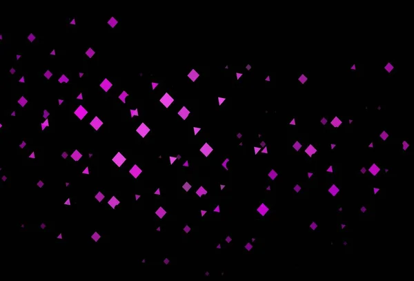 Σκούρο Μωβ Διανυσματικό Πρότυπο Κρύσταλλα Κύκλους Τετράγωνα Εικονογράφηση Σύνολο Πολύχρωμων — Διανυσματικό Αρχείο