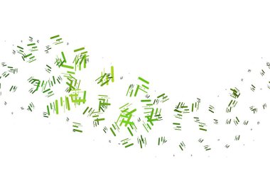 Renkli çizgileri olan açık yeşil vektör dokusu. Sopalı modern geometrik soyut çizim. TV reklamları için arkaplan.