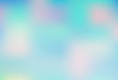 Açık mavi, yeşil vektör soyut şablon. Bokeh tarzında tamamen yeni bir renk çizimi. İşiniz için yepyeni bir tasarım..