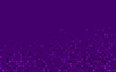Noktalı koyu mor vektör arkaplanı. Doğa tarzında renkli baloncuklu soyut illüstrasyon. Reklamlar ve kitapçıklar için desen.