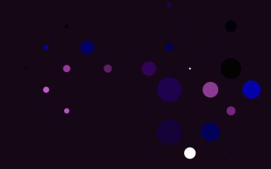 Açık pembe, daire şekilli mavi vektör düzeni. Doğa tarzında renkli baloncuklu soyut illüstrasyon. Marka kitabınız için şablon.