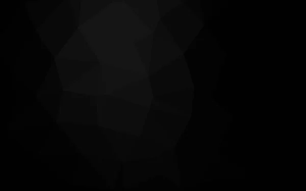 Тёмное Серебро Серый Вектор Низким Поли Макетом Смутная Абстрактная Иллюстрация — стоковый вектор