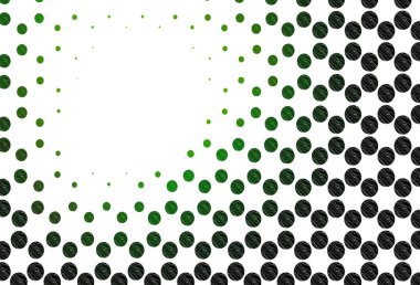Disklerle açık yeşil vektör dokusu. Doğa tarzında renkli baloncuklu soyut illüstrasyon. Marka kitabınız için şablon.