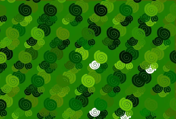 Светло Зеленый Векторный Рисунок Жидкостью Геометрическая Иллюстрация Мраморном Стиле Градиентом — стоковый вектор