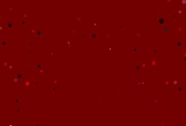 Dairesel şekilli açık kırmızı vektör düzeni. Doğa tarzında renkli baloncuklu soyut illüstrasyon. İş reklamları için tasarım.