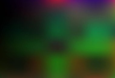 Koyu renk, Gökkuşağı vektörü soyut bokeh deseni. Yaratıcı illüstrasyon, yarım tonlu ve eğimli. Yaratıcı tasarımlarınız için örnek.