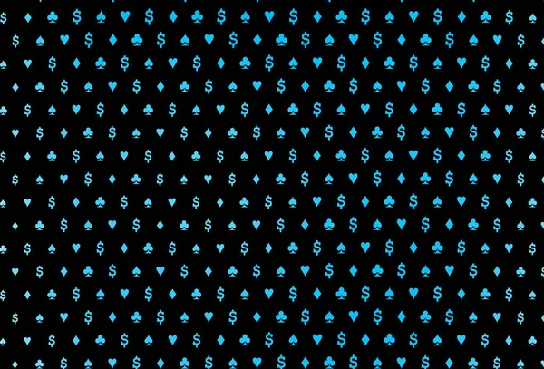Layout Vetor Azul Escuro Com Elementos Cartões Ilustração Colorida Com — Vetor de Stock