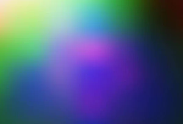 Sötét Multicolor Szivárvány Vektor Elmosódott Fényes Sablon Csillogó Absztrakt Illusztráció — Stock Vector