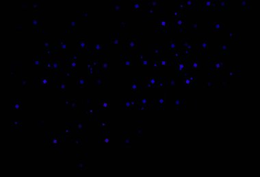 Kristalleri, daireleri, kareleri olan koyu mor bir vektör şablonu. Renkli daireler, üçgenler, dikdörtgenler. Reklamlar için desen.