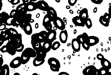 Siyah ve beyaz vektör benekli. Doğa tarzında renkli baloncuklu soyut illüstrasyon. Marka kitabın için tamamen yeni bir şablon.