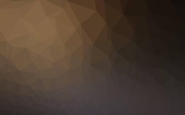 Koyu siyah vektör çokgen arka plan. Parlak renkli bir illüstrasyonla yepyeni bir tarz. İş tasarımınız için yepyeni bir tarz.