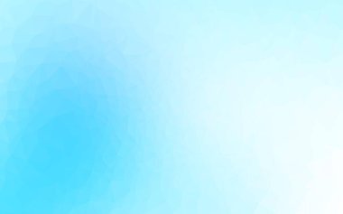 Açık mavi vektör bulanık üçgen deseni. Parlak çizimler, üçgenlerden oluşur. Marka kitabınız için şablon.