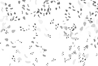 Açık gümüş, kaotik şekilli gri vektör deseni. Soyut gradyan şekilli basit renkli çizimler. Bir cep telefonu için arka plan.