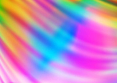 Açık Çokrenkli, Gökkuşağı vektörü soyut bulanık şablon. Gradyanı olan modern geometrik soyut çizim. İşiniz için yepyeni bir tasarım..