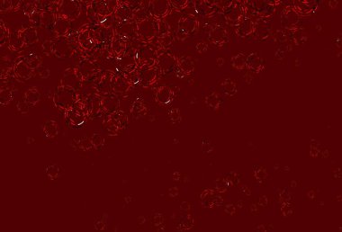 Küreli açık kırmızı vektör deseni. Renkli su damlaları olan modern soyut çizimler. Marka kitabın için tamamen yeni bir şablon.