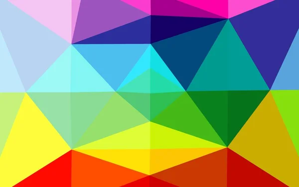 Light Multicolor Rainbow Vektor Abstrakten Mosaikhintergrund Leuchtend Farbige Illustration Einem — Stockvektor