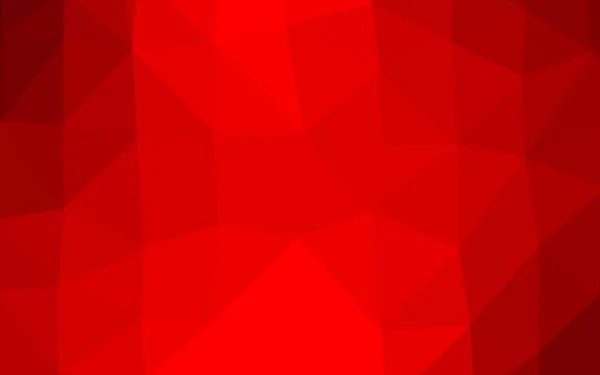 Světle Červené Vektorové Abstraktní Mozaiky Pozadí Kreativní Ilustrace Polotónovém Stylu — Stockový vektor