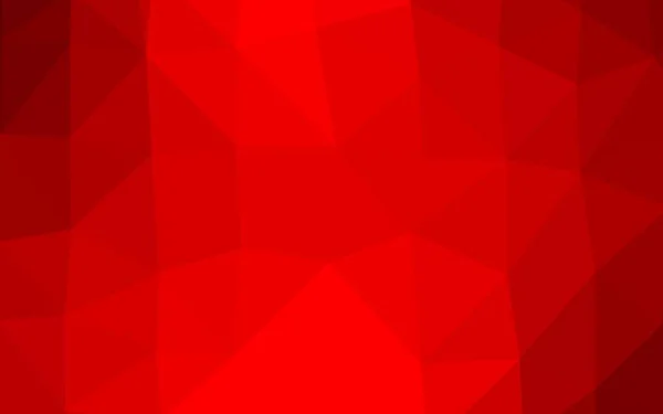 Luz Red Vetor Abstrato Mosaico Fundo Ilustração Criativa Estilo Meio — Vetor de Stock