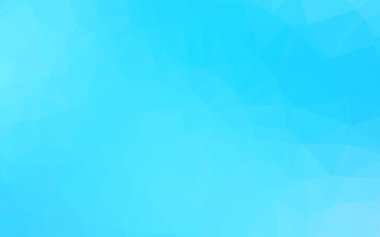 Hafif mavi vektör soyut mozaik zemin. Geometrik şekil gradyan ile Origami tarzında. İşiniz için yeni tasarım.