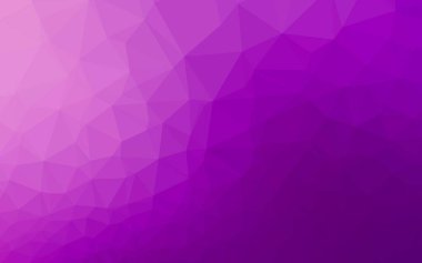 Hafif Mor vektör bulanık üçgen deseni. Renkli soyut çizimler ve gradyan. İş tasarımınız için yepyeni bir tarz.