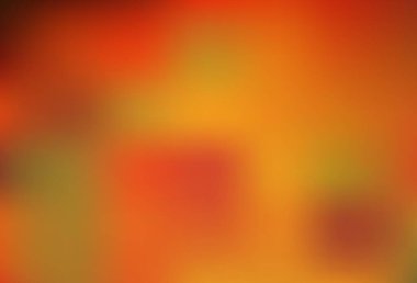 Açık Turuncu vektör soyut şablonu bulanıklaştırılmış. Soyut ve gradyan renkte renkli çizimler. İş tasarımınız için yepyeni bir tarz.