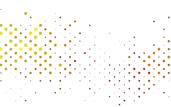 Светло Желтая Оранжевая Векторная Текстура Дисками Иллюстрация Набором Ярких Красочных — стоковый вектор