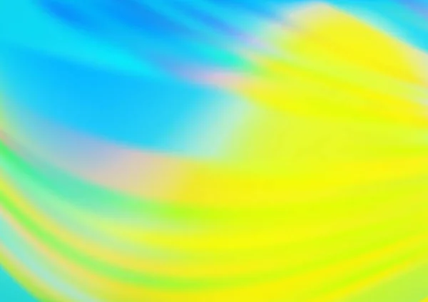 Ανοιχτό Μπλε Κίτρινο Διάνυσμα Σύγχρονο Μοτίβο Bokeh Πολύχρωμη Αφηρημένη Απεικόνιση — Διανυσματικό Αρχείο