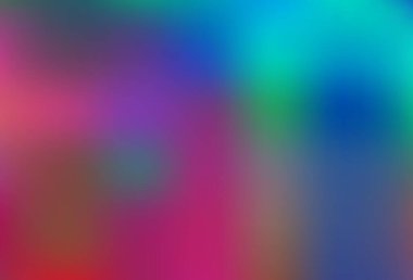 Açık mavi, kırmızı vektör soyut bulanık desen. Soyut ve gradyan renkte renkli çizimler. Marka kitabı için şık bir kapak..