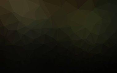 Koyu yeşil vektör düşük poli örtüsü.