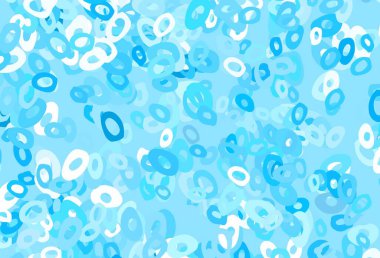 Açık mavi, benekli yeşil vektör kapağı. Bulanık yağmur damlaları olan soyut bir çizim. Marka kitabın için tamamen yeni bir şablon.