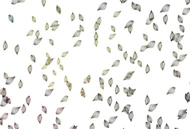 Açık yeşil, sarı vektör elle boyanmış arka plan. Yapraklı basit bir illüstrasyon. Cep telefonlarının arkaplan şablonu.