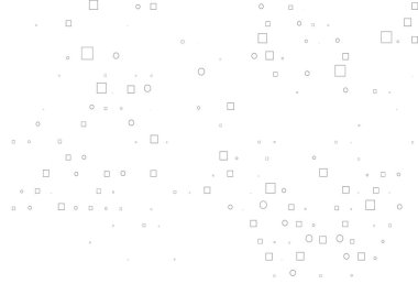 Açık gümüş, gri vektör dokusu, diskler, dikdörtgenler. Soyut tarzda dekoratif tasarım, daireler, dikdörtgenler. İş reklamları için tasarım.