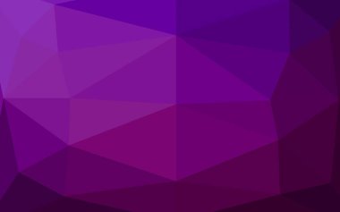 Koyu Mor vektör soyut mozaik arkaplan.