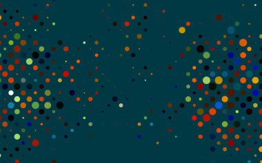 Işık Çokrenkli, daire şekilli Gökkuşağı vektör düzeni.