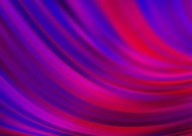 Bükülmüş çizgileri olan hafif Mor vektör arkaplanı.