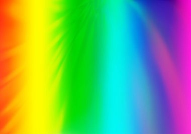 Açık Çokrenkli, Gökkuşağı vektörü bulanık ve renkli şablon.
