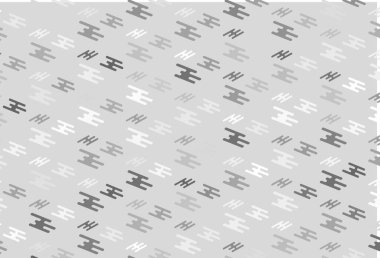 Light Silver, düz çizgileri olan gri vektör arkaplan. Soyut şablondaki çizgilerle dekoratif parlak çizimler. Reklamlar, posterler, afişler için desen.