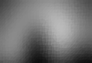 Light Silver, gri vektör çokgen arka plan. Origami tarzında gradyan ile geometrik çizim. Web siteniz için çokgen tasarım.