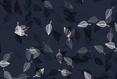 Açık siyah vektör karalama kapağı. Yaprakları karalama tarzında renkli ve soyut çizimler. Web sitesi yöneticileri ve tasarımları için desen.