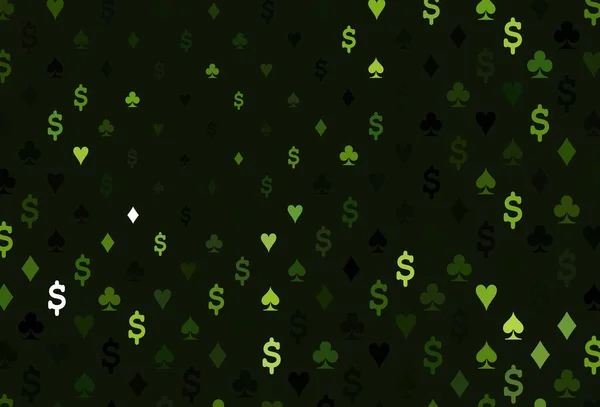 Σκούρο Πράσινο Διάνυσμα Διάταξη Στοιχεία Των Καρτών Θολή Διακοσμητική Σχεδίαση — Διανυσματικό Αρχείο