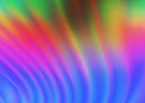 Licht Mehrfarbig Regenbogen Vektor Verschwommen Glanz Abstrakte Vorlage — Stockvektor