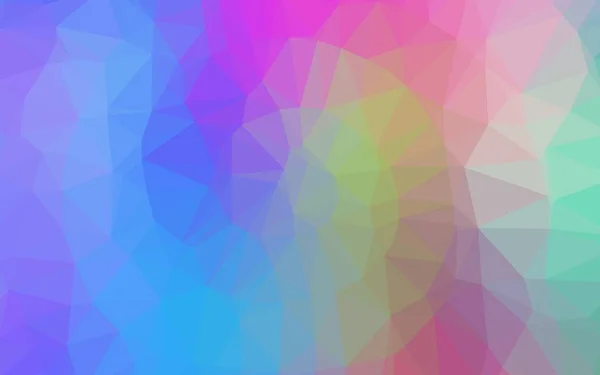 Luz Multicolor Arco Íris Vetor Triângulo Mosaico Modelo —  Vetores de Stock