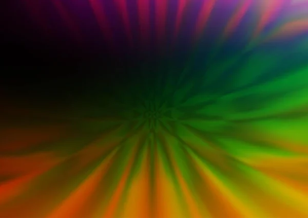 暗い多色 虹のベクトルぼやけた明るいパターン — ストックベクタ