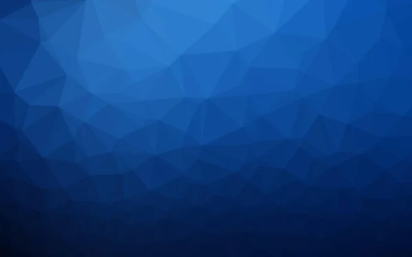 Dark Blue Vector Low Poly Layout — Stock Vector
